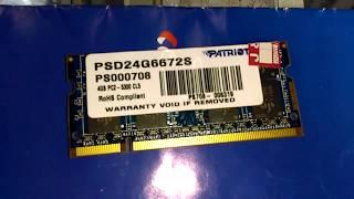 Memoria DDR2 4GB Sodimm Bus 800MHZ  para Laptop en 2020