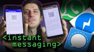 How Signal Instant Messaging Protocol Works (& WhatsApp etc) - Computerphile