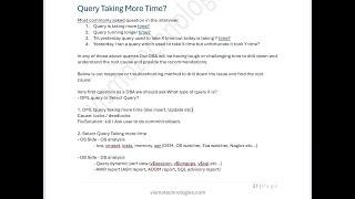 Query Taking More Time?