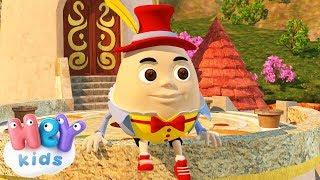 Humpty Dumpty Sat On A Wall song and many more Nursery Rhymes | HeyKids