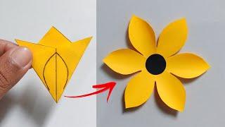 Very Easy Paper Flower Craft | Paper Flower Making Step By Step | How To Make Paper Flower