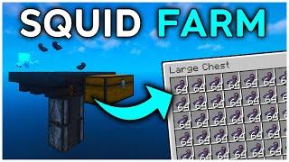 The EASIEST Squid Farm in Minecraft 1.21 (Tutorial)