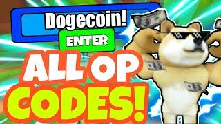 ALL *SECRET* CODES IN DOGECOIN MINING TYCOON(May 2021) Roblox!