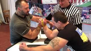 Армрестлинг Armwrestling Александр Шемелев vs Пётр Кичук (финальная борьба,правая рука 110+ )