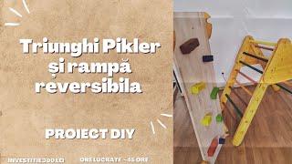 Cum să construiesti un Triunghi Pikler + rampă reversibila #diy #pickler #babyactivities #babyboy