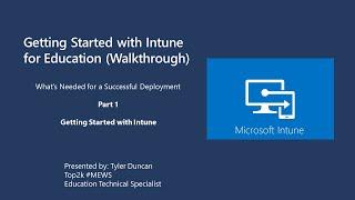 Getting Started with Cloud Native Windows Endpoints (Intune Overview)