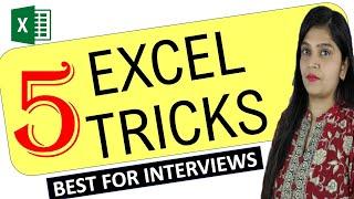 Top 5 Excel Tips and Tricks in Just 10 Minutes | #Exceltips #Exceltricks