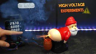 What Happens When You Apply TOO MUCH POWER to a Toy? High Voltage Experiments