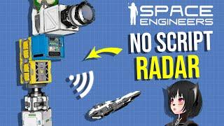 Scriptless Long-Range Radar is Possible Now, Space Engineers Automatons Beta