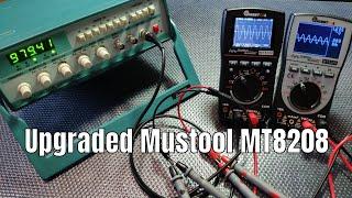 Upgraded Mustool MT8208 2 in 1 Color LCD Digital Oscilloscope DMM