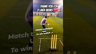 Best technique  #cricket #cricketshorts #runout #stumping
