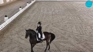 Олеся Кирьянова и Vincent Raspin, Dressage World Challenge, Личный приз дети,61,574%. Алматы,10/23