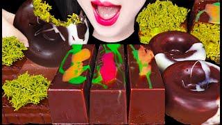 ASMR Dubai Chocolate, Pistachio Dessert 두바이 초콜릿 디저트 먹방 Mukbang, Eating