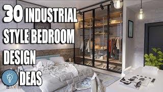 30 industrial style bedroom design ideas