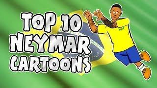  NEYMAR: TOP 10 Cartoons 