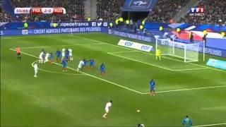 Goal Alexander Kokorin France 2-1 Russia 29/03/16