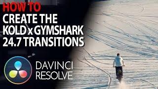 HOW TO: KOLD x Gymshark Transitions | Frame Blocking | Davinci Resolve 15 & 14