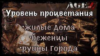 Уровень процветания или жилые дома в Age of Z. Беженцы и руины города