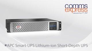 APC Smart-UPS Lithium-ion Short-Depth UPS by Schneider Electric