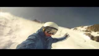 K2 Snowboarding Kyle Miller Split Boarding on the Panoramic in Tahoe