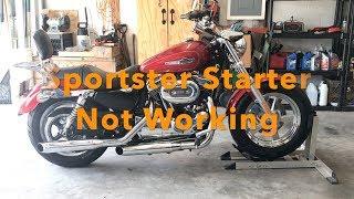 Harley Sportster Starter Not Working.