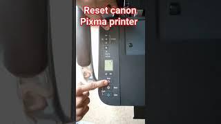 reset canon Pixma printer️️