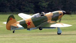 4Kᵁᴴᴰ Yakovlev Yak-9 WWII Soviet Fighter Rare Flight Display