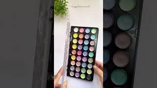 Unboxing Mont Marte Metallic Watercolour Set of 36 #unboxing #art #watercolour #calligraphy  #shorts