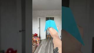 This Paper Plane Just Beat Gravity… and My Dad’s Expectations 🫠️ #origami #paperplane #airplane
