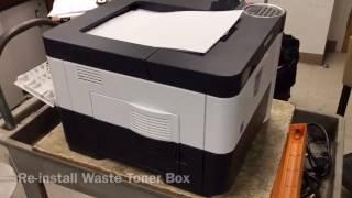 "Check Waste Toner Box" Error - Kyocera 2100 - How To Replace Waste Toner Box On Kyocera FS-2100DN