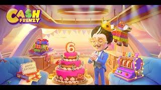 Happy Birthday Cash Frenzy!  Let's celebrate together!#jackpot #cash #casino #games #bigwin #slot