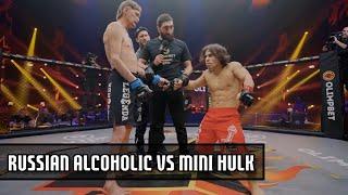 RUSSIAN ALCOHOLIC vs MINI HULK / EPIC FIGHT - BRUTAL KO [HD]