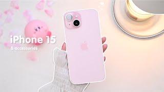 iPhone 15 Pink  aesthetic Unboxing | How to setup | Monster Hunter | Genshin impact | Roblox