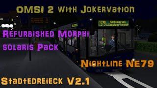 OMSI 2 with Jokervation | Stadtedreieck V2.1 | NE79 | Solaris U18 New Morphi pack