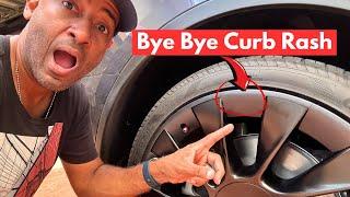 Good-Bye Curb Rash - Tesla Model Y Rim Protector by Magbak