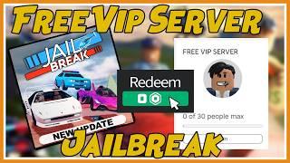 *FREE* JAILBREAK VIP SERVER LINK 2024 October | Roblox Private Server