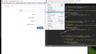 Laravel 5.2: How to customize view, controller, model to insert new user field