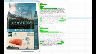 Analisis de croquetas: Bravery Adulto Salmón y Cachorro Pollo