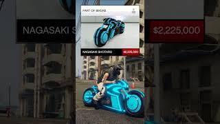 ТОП 5 САМЫХ БЫСТРЫХ МОТОЦИКЛОВ В GTA 5 Online #shorts