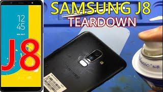 Professional disassemble the most dangerous screens on the maintenance technician -SAMSUNG J8