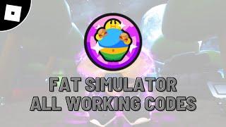 all working codes in Fat Simulator roblox