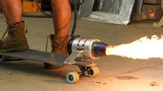 I Built A Jet Powered Skateboard