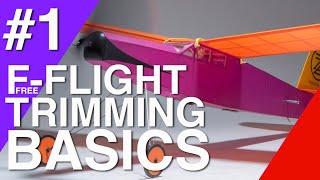 Free Flight Trimming Basics #1 - Series Premiere - 'First Model' Flying Session