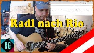  RADL NACH RIO ► OSTBAHN KURTI - Austropop Gitarre lernen + TABS (Lesson+Cover)