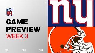 New York Giants vs. Cleveland Browns | 2024 Week 3 Game Preview