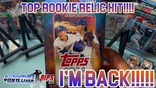 FIRST VIDEO OF 2025!! 3 TOPPS 2024 UPDATE HANGERS!  ROOKIE REILIC HIT!!!