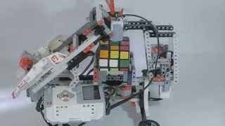 Мой робот собирает Кубик Рубика - LEGO MINDSTORMS EV 3