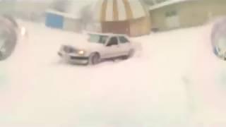 Mercedes Benz 190 diesel snow drift