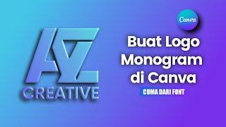 Cara buat Logo Monogram A+R+Z di Canva Android | Mudah untuk Pemula