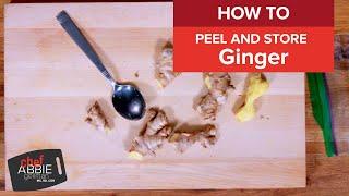How To Peel and Freeze Fresh Ginger to Make it Last Longer